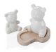 Brandani bear porcelain salt and pepper set