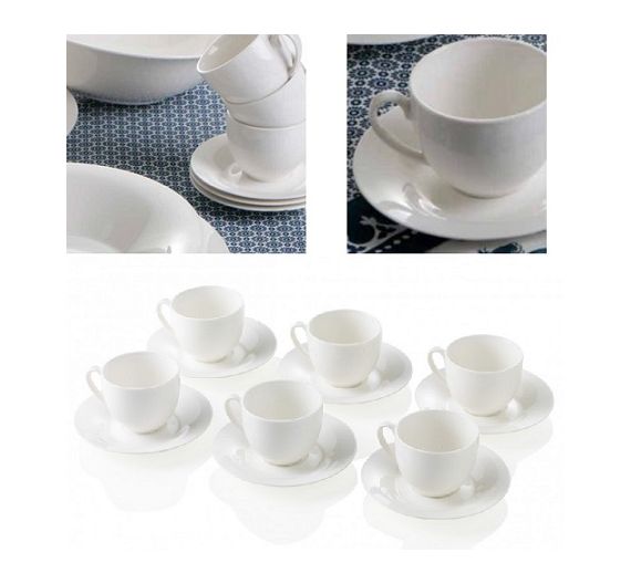 Brandani set of 6 whipped cream coffee cups
