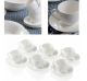 Brandani set of 6 whipped cream coffee cups