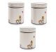 Egan Le Casette set jars sugar, coffee, salt