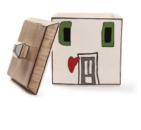 Egan Le Casette biscuit jar