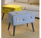 Pusher satchel pouf