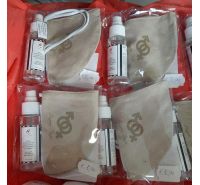 Mask kit and sanitizing spray for masks