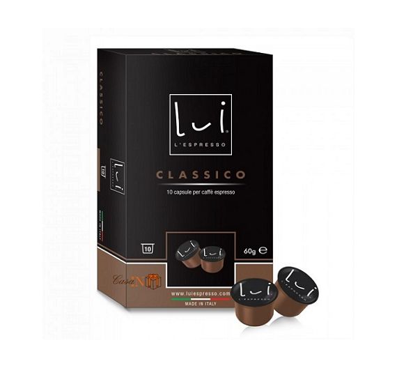 Lui l' Espresso sacchetto 10 capsule caffè Classico