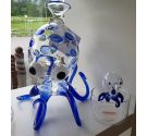 Massimo Lunardon decanter Octopus blu
