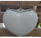 White heart humidifier from Bassano ceramics