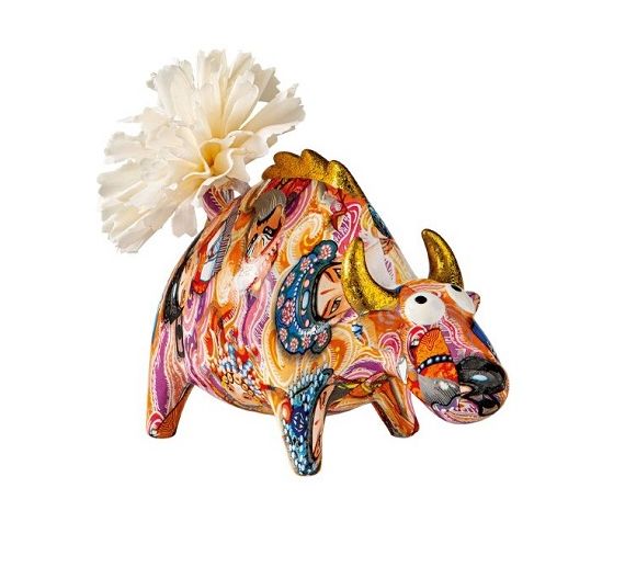 Brandani porcelain bull perfume diffuser