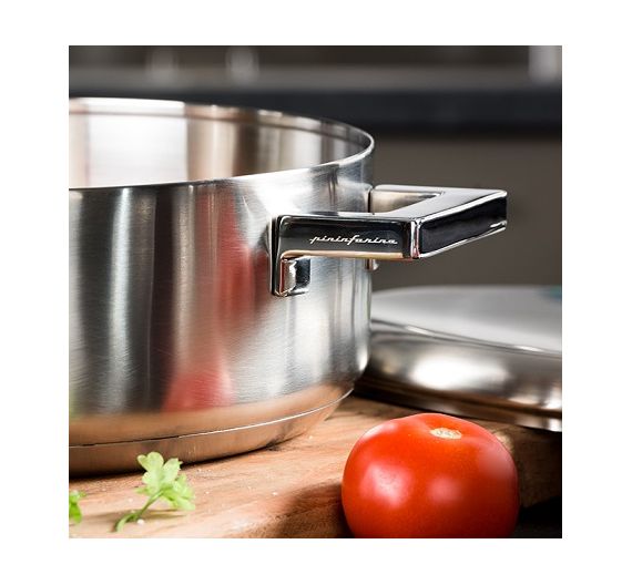 Pininfarina style casserole two handles Mepra