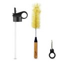 Wd cleaning kit and bottle cap with straw
