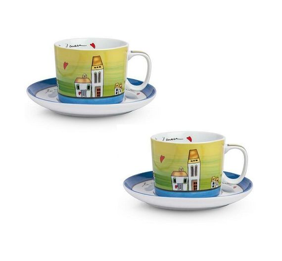 Egan Le Casette set of 2 breakfast cups