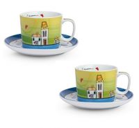 Egan Le Casette set of 2 breakfast cups