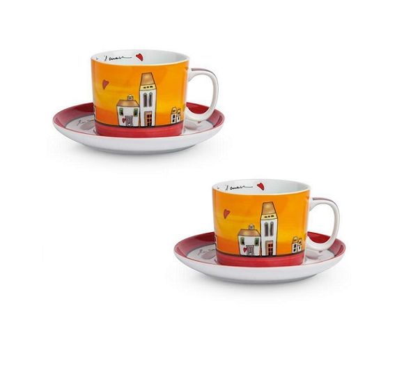 Egan Le Casette set 2 tazze colazione