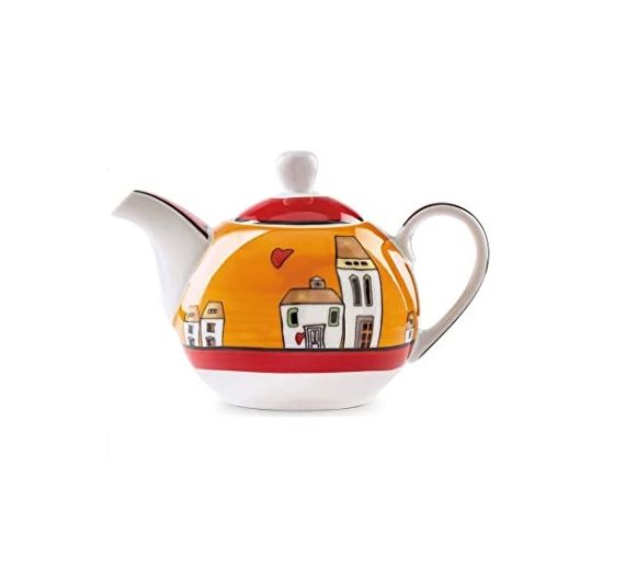 Egan Le Casette Red teapot