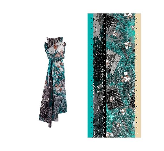 Egan pashmina Mickey Mouse color fun