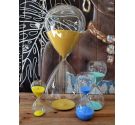 Onlylux clessidra Goccia in vetro con sabbia colorata