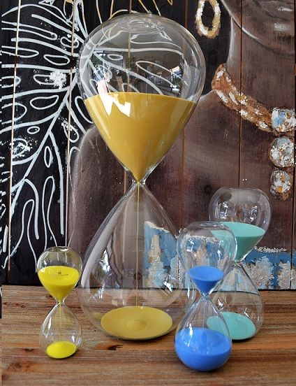 Onlylux clessidra Goccia in vetro con sabbia colorata - Cose da Casa by  Ediltutto srl