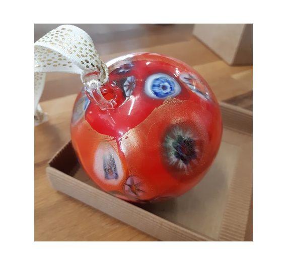 Pallina di Natale in vetro di Murano