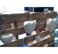 White heart humidifier from Bassano ceramics