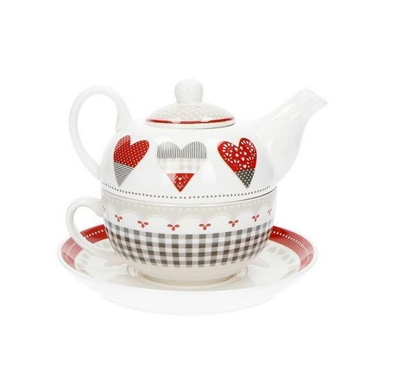 Brandani Happy Day teapot with cup