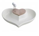 Brandani porcelain Heart appetizer 