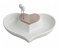 Brandani porcelain Heart appetizer 
