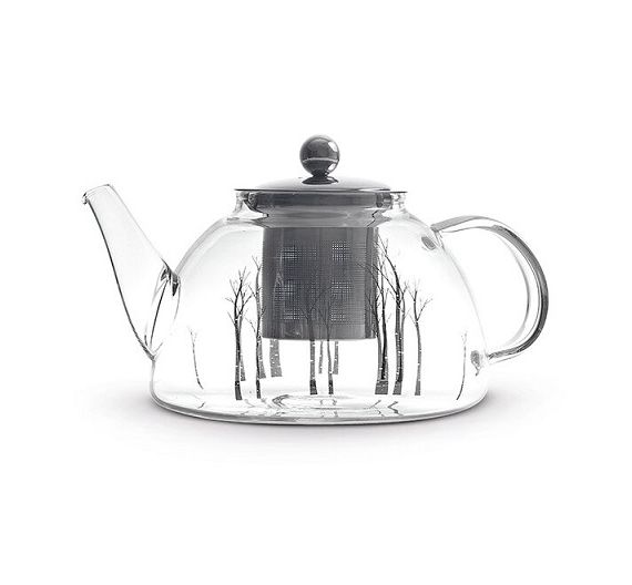 Wd lifestyle borosilicate winter teapot