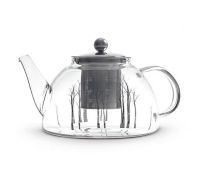Wd lifestyle borosilicate winter teapot