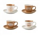 Brandani set 4 Tazzina caffè assortite