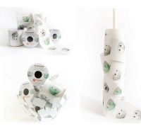 Tassen toilet paper with smiley faces