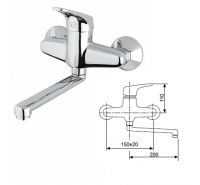 Oioli Rubinetterie mixer for sink River 2130