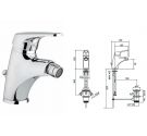 Oioli bidet mixer River art 2105