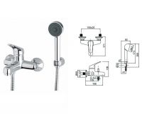 Oioli bathtub mixer River art 2115