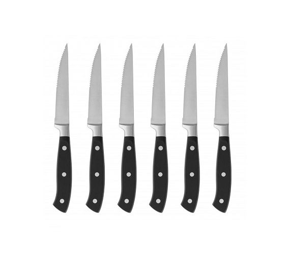 Brandani set 6 forged steak knives