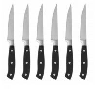 Brandani set of 6 forged steak knives