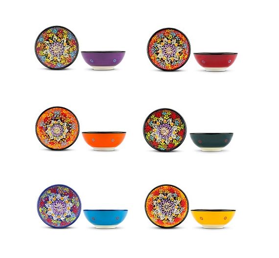 WD SET 6 CERAMIC bowls Istanbul