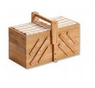 Kesper cestino per cucito in legno bamboo