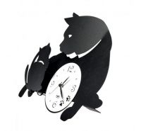 Arti e Mestieri Mamma Gatta wall clock