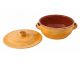 Brandani Tegame alto con coperchio in terracotta 