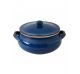 Brandani blue saucepan in earthware cm 24