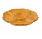 Brandani yellow majolica appetizer plate