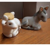 Ox and Donkey Christmas Egan figurines