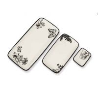 Wd lifestyle set 3 vassoi rettangolari