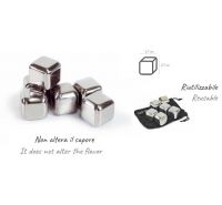 Wd lifestyle 6 set cubes in stainless steel