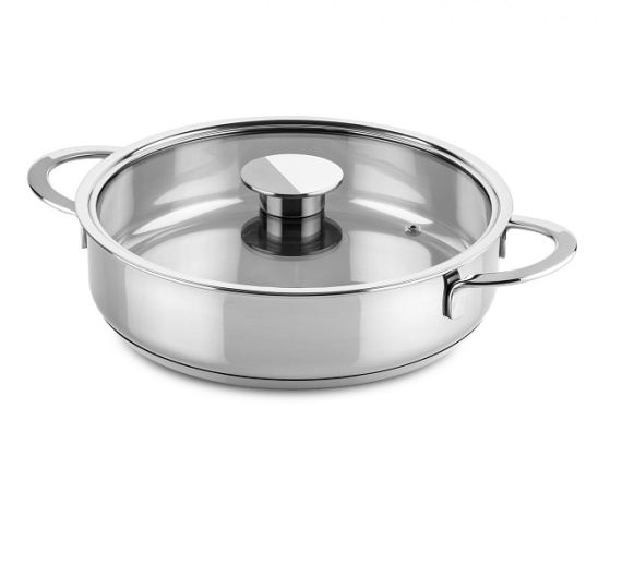 Mepra Frying pan 2 handles 30cm Stainless Steel