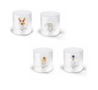 Wd set bicchieri borosilicato decoro Natale 
