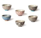 Wd Lifestyle set 6 decorated bowls
