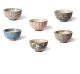 Wd Lifestyle set 6 decorated bowls