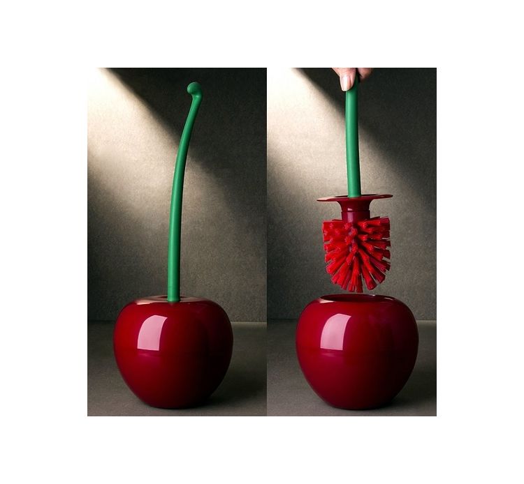 Qualy Cherry portascopino ciliegia per wc - Cose da Casa by Ediltutto srl