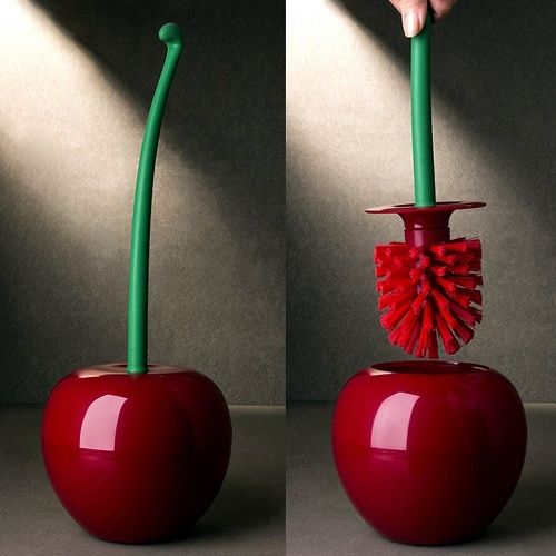 Qualy Cherry portascopino ciliegia per wc - Cose da Casa by Ediltutto srl