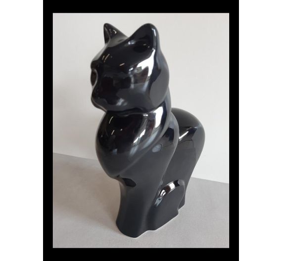 Tall black cat Ceramiche di Bassano